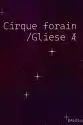 Ciel étoilé généré aléatoirement avec le texte : "Cirque forain /Gliese Æ"